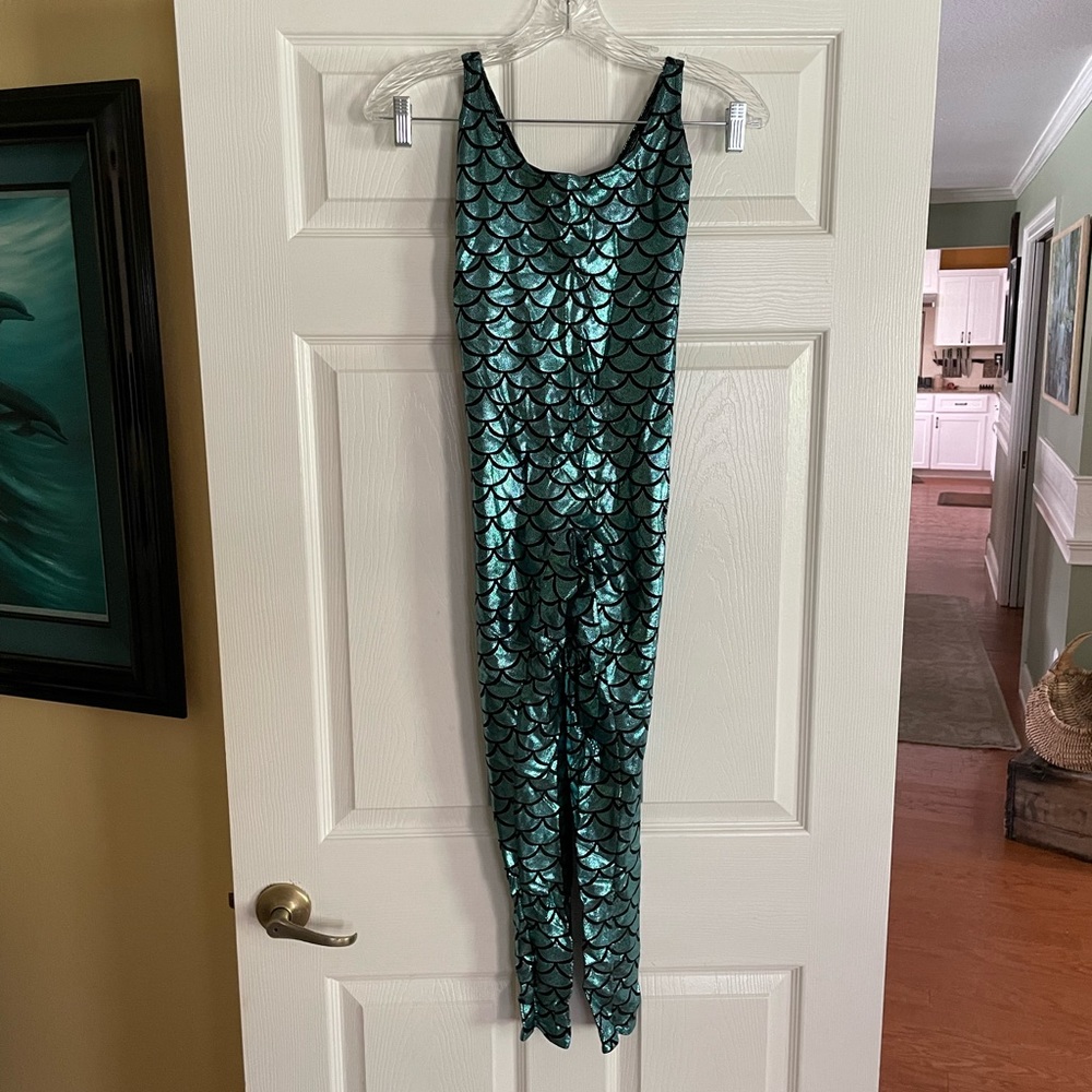 Blackmilk cat suit size XS mermaid print